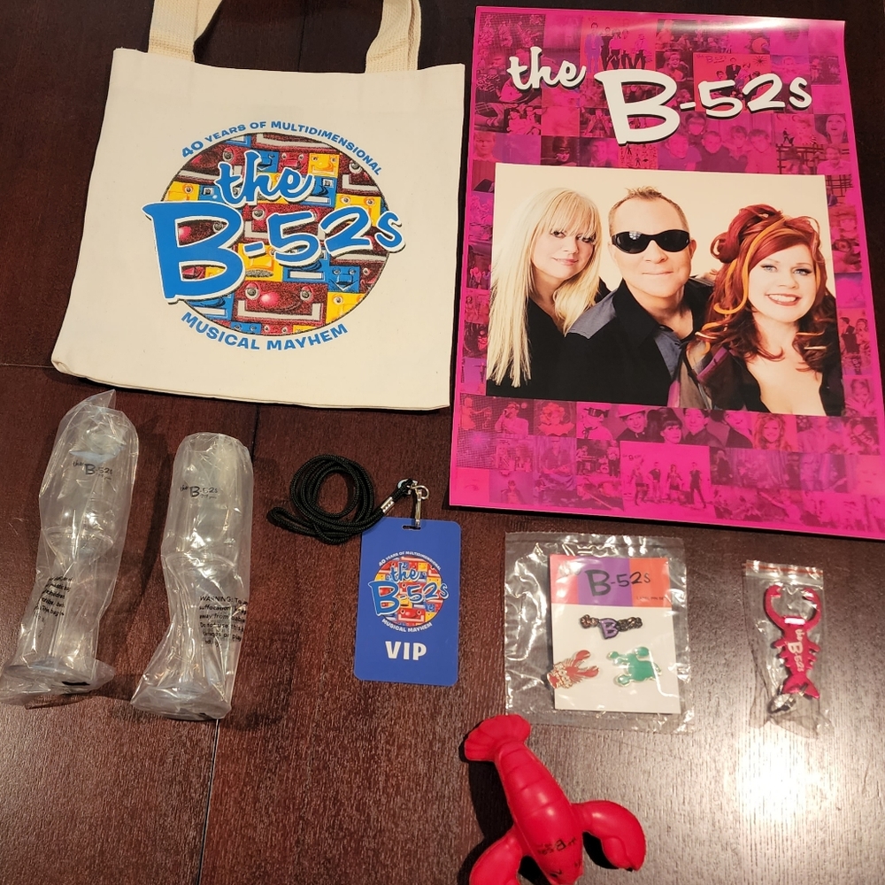 The B-52s Musical Mayhem Tour Memorabilia